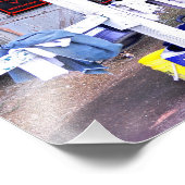 Saratoga Stables "Pferdehaven" Fotodruck (Ecke)