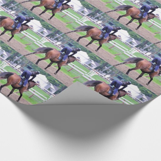 Saratoga Trainings seit 1863 Geschenkpapier (Ecke)