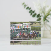 Saratoga Turf Racing Postcard Postkarte (Stehend Vorderseite)