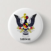 Sarawak-Wappen - MALAYSIA Button (Vorderseite)
