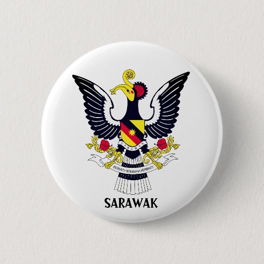 Sarawak-Wappen - MALAYSIA Button (Vorderseite)