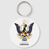 Sarawak-Wappen - MALAYSIA Schlüsselanhänger (Rückseite)