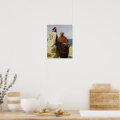 Sarazenen vor ihrer Position, 1864 Poster (Küche)