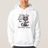 Sarcasm & Attitude Funny Cat Lover Gift Hoodie (Vorderseite)