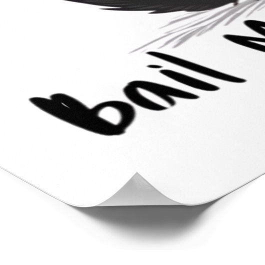 Sarcasm & Attitude Funny Cat Lover Gift  Poster (Ecke)