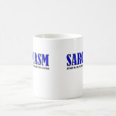 Sarcasm Beating Funny Mug Kaffeetasse (Mittel)
