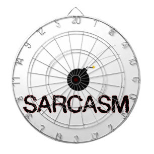 Sarcasm Bombed Dartscheibe