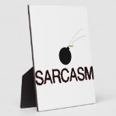 Sarcasm Bombed Fotoplatte (Seite)