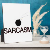 Sarcasm Bombed Fotoplatte (Seite)