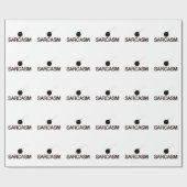 Sarcasm Bombed Geschenkpapier (Flach)