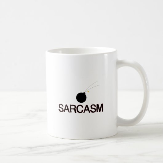 Sarcasm Bombed Kaffeetasse (Rechts)