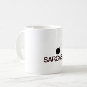 Sarcasm Bombed Kaffeetasse (Vorderseite Links)