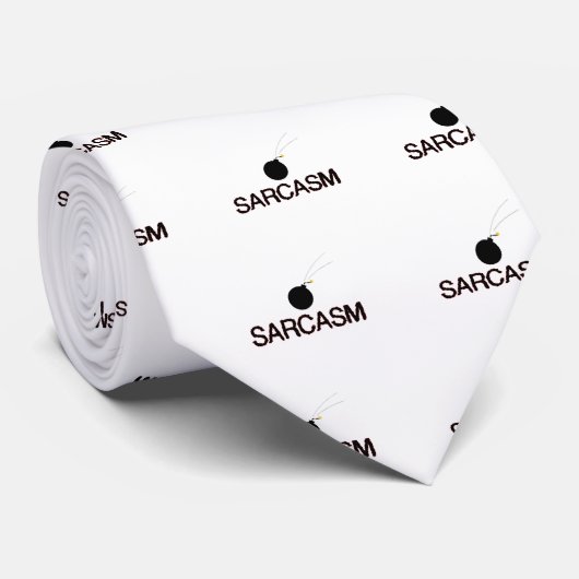 Sarcasm Bombed Krawatte (Gerollt)
