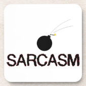 Sarcasm Bombed Untersetzer (Vorderseite)