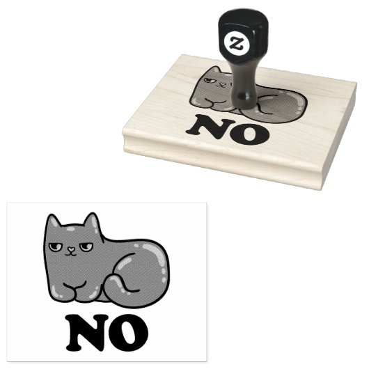 Sarcasm Cat Gummistempel (Stempel)