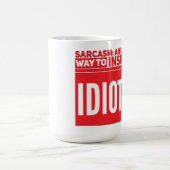 Sarcasm Classic-Tasse Kaffeetasse (Mittel)