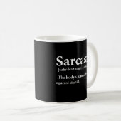 Sarcasm Definition Kaffeetasse (VorderseiteRechts)