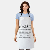 Sarcasm Definition Schürze (Getragen)