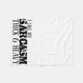 Sarcasm Diick & Heavy Fleecedecke (Vorderseite (Horizontal))