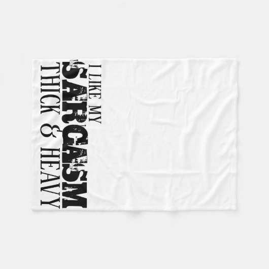 Sarcasm Diick & Heavy Fleecedecke (Vorderseite (Horizontal))