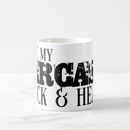 Sarcasm Diick & Heavy Kaffeetasse (Mittel)