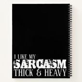 Sarcasm Diick & Heavy Notizblock (Rückseite)