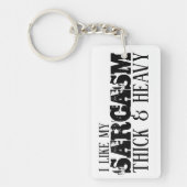 Sarcasm Diick & Heavy Schlüsselanhänger (Vorderseite)