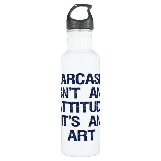 Sarcasm Edelstahlflasche (Vorderseite)