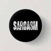 Sarcasm Es ist wie ich umarmen - Funny Sarcastic V Button (Vorderseite)