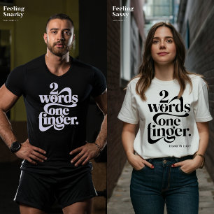 Sarcasm Funny Arguments Extravaganter Schriftart T-Shirt