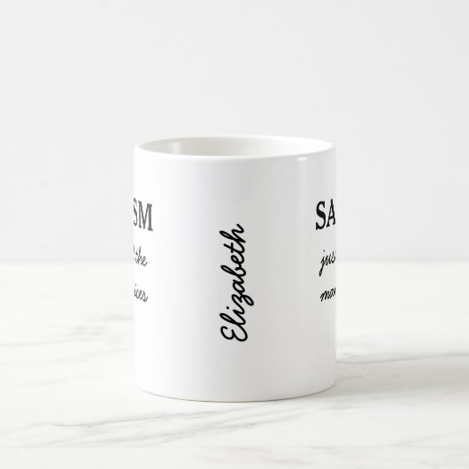 Sarcasm Funny Zitat Kaffeetasse (Mittel)