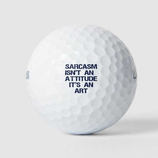 Sarcasm Golfball (Vorderseite)