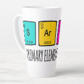 Sarcasm-Grundelemente der Spaß-Wissenschaft Latte  Milchtasse (Linke Ecke)