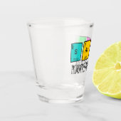 Sarcasm-Grundelemente der Spaß-Wissenschaft Schnapsglas (Links)