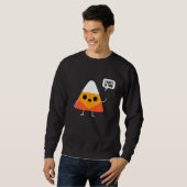 Sarcasm - Ich hasse dich zu feinem Candy Corn Hall Sweatshirt (Vorne ganz)