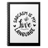 Sarcasm Is My Love Notizblock (Vorderseite)