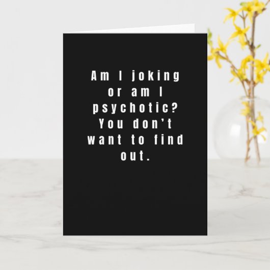 Sarcasm is the way to mock someone with style karte (Gelbe Blume)