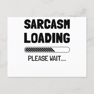Sarcasm is the way to mock someone with style postkarte