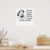 Sarcasm ist eine Kunst Poster (Küche)