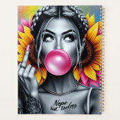 Sarcasm ist meine Liebe, die eine komische Frau is Planer (Rückseite)