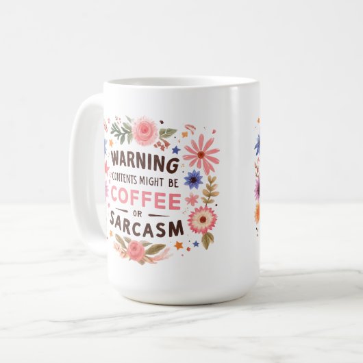 Sarcasm Kaffeetasse (Vorderseite Links)