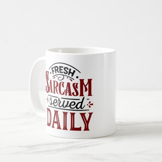 Sarcasm Kaffeetasse (Vorderseite Links)