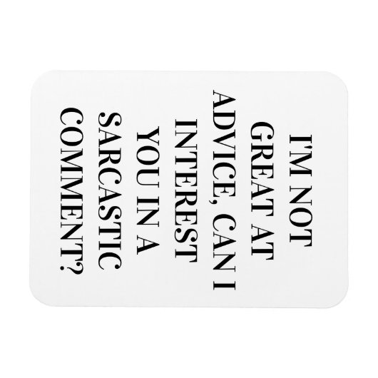 SARCASM MAGNET (Horizontal)