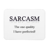 Sarcasm Magnet (Horizontal)