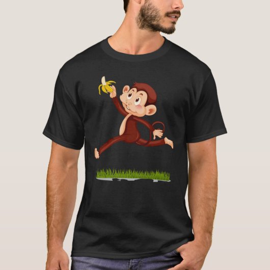 Sarcasm Monkey Funny spendet tierischen T - Shirt (Vorderseite)