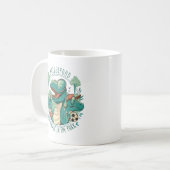 Sarcasm Motherhood lustiges Dino Kaffeetasse (Vorderseite Links)