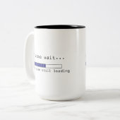 Sarcasm noch beladen zweifarbige tasse (Vorderseite Links)