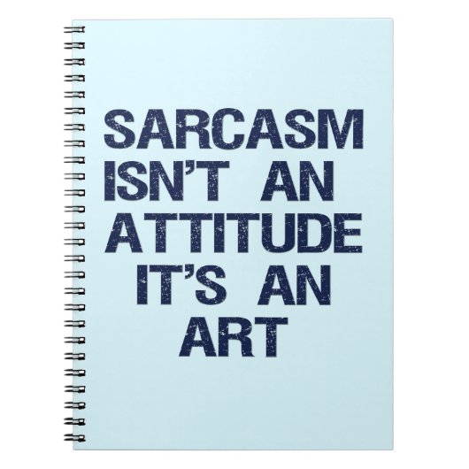 Sarcasm Notizblock (Vorderseite)