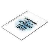 Sarcasm nur einer der vielen Dienstleistungen, die Notizblock (Linke Seite)