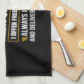 Sarcasm nur einer der vielen Dienstleistungen Geschirrtuch (Viertel Falte)